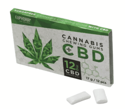 Euphoria Cannabis Kaugummi mit 12 – 18MG CBD