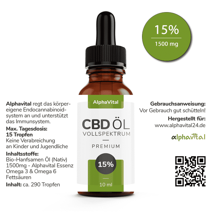 Alphavital CBD Öl Vollspektrum