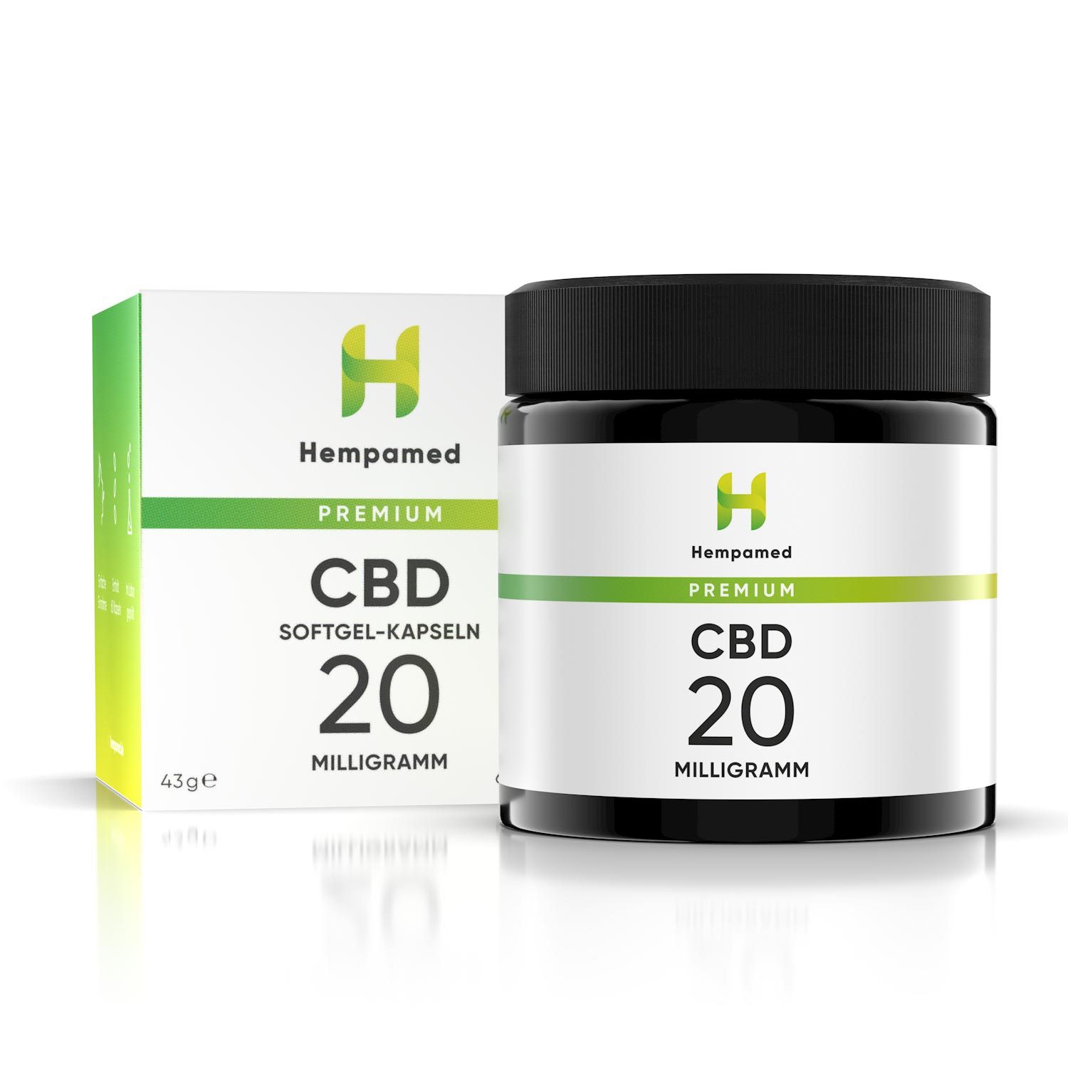 Hempamed CBD Kapseln 20 mg (hochdosiert)